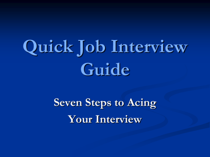7 Tips for Acing Your Job Interview