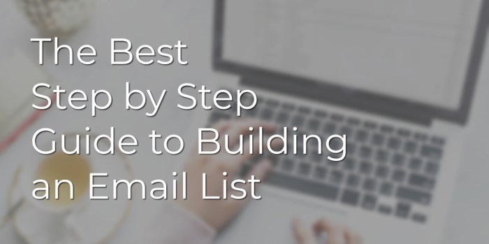 3 Tips for Building an Email List