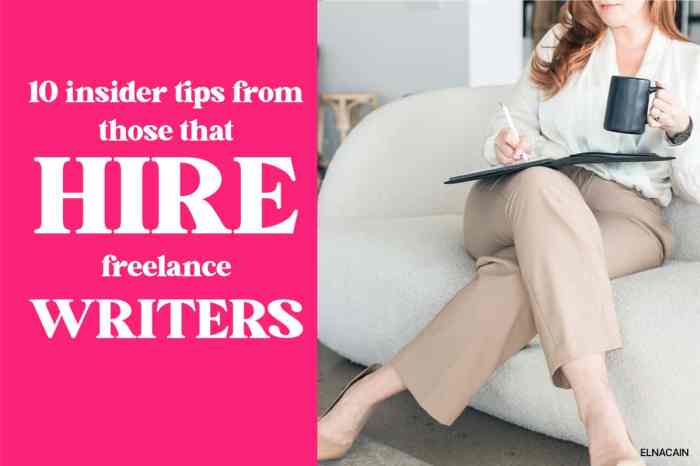 Freelance blogging words