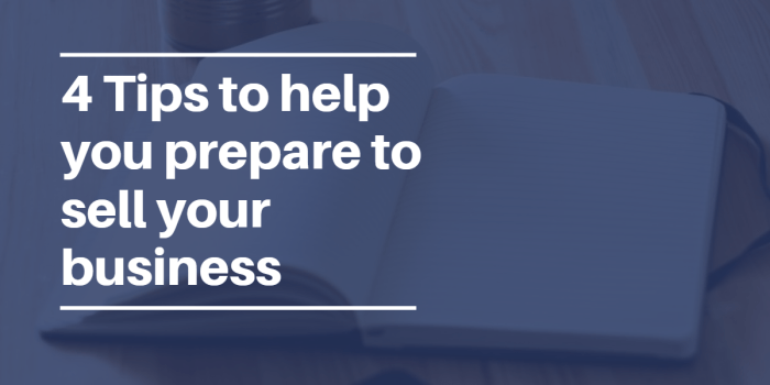 Business sell prepare tips help
