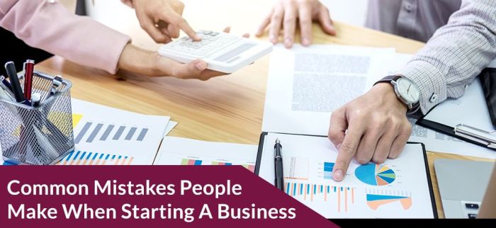 Biggest mistakes starting when business
