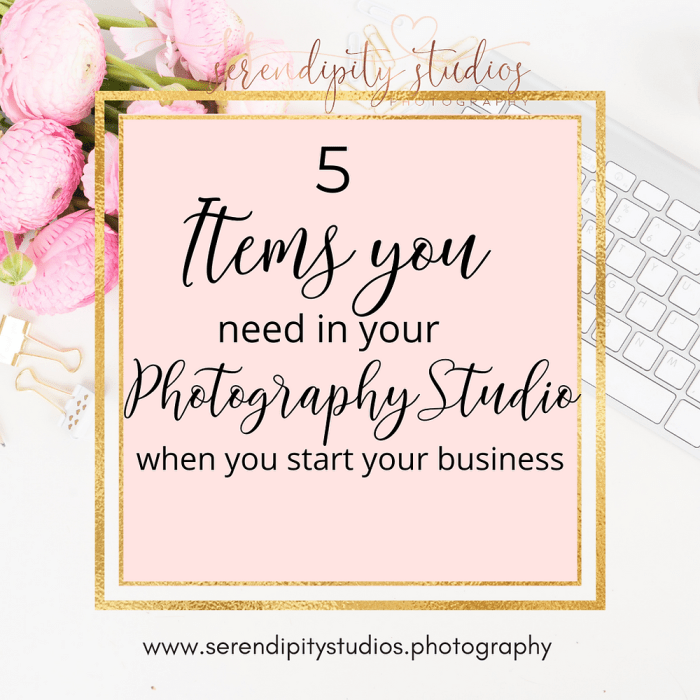 4 Essential Tools for Building a Photography Studio