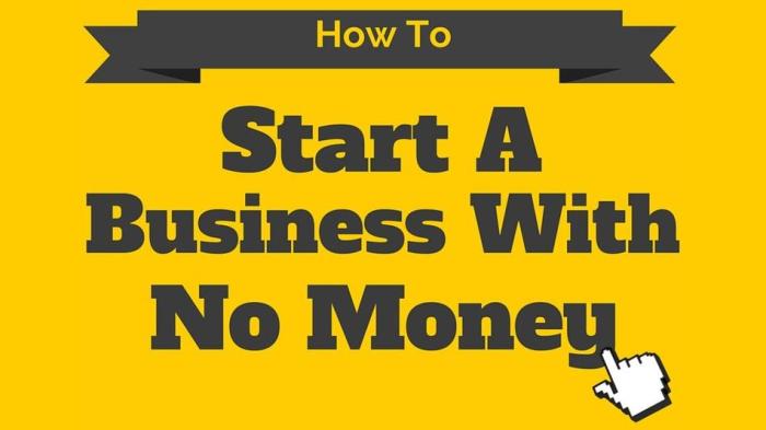 Business ways money start
