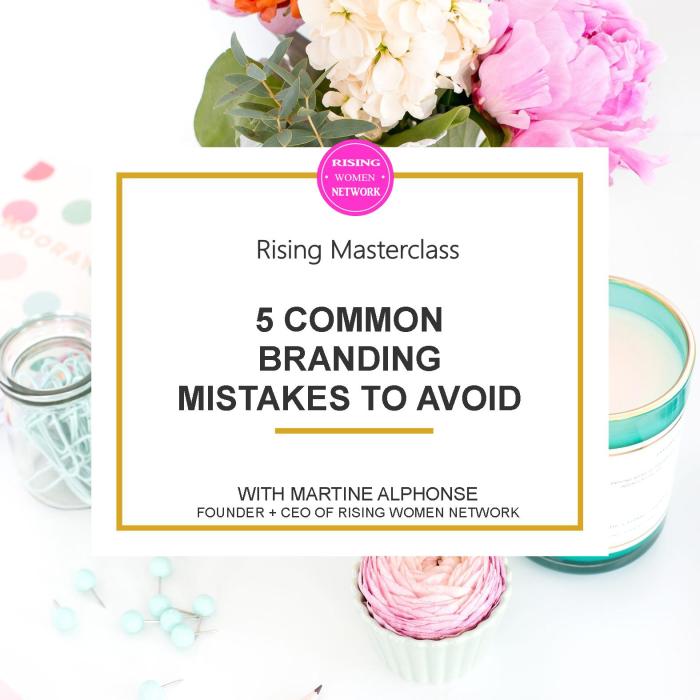 5 Mistakes to Avoid When Building Your Personal Brand